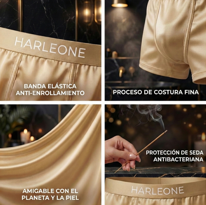 Bokserki Harleone – Jedwab naturalny